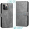 iMoshion Hoesje Geschikt voor iPhone 13 Pro Max Hoesje - iMoshion Luxe Bookcase - Grijs
