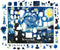 UNIDRAGON Houten Puzzel Voor Volwassenen Kunst Collectie - De Sterrennacht - 1000 stukjes - 44,4x56,1 cm
