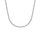 TI SENTO Ketting 3918BL - Zilveren dames ketting - Lapis stijl steen - Donkerblauw - 45 cm