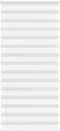 vidaXL - Zebra - rolgordijn - 95x230 - cm - stofbreedte - 90,9 - cm - polyester - wit