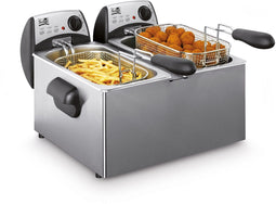 Fritel FR 1355 - Dubbele Friteuse - 2 x 3 Liter - Inox
