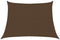 vidaXL - Zonnezeil - 160 - g/m² - 4/5x3 - m - HDPE - bruin