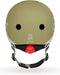 Scoot & Ride Helmet – Kinderhelm – XS 45-51 cm – LED achterlicht – magnetische sluiting – verstelbaar – Olijf