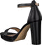 GUESS Omere - Dames Sandalen met Hak - Enkelriempje - Zwart - Maat 39