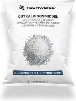 Techweise TS1 & TS2 - Ontkalkingsmiddel - Citroenzuur - 5 sachets