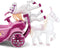 Huffy Princess Koets 17335W - 6V Prinsessenkoets - Interactief Paard - Roze