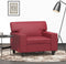 vidaXL Fauteuil 60 cm kunstleer wijnrood