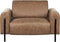 ASKIM - Fauteuil - Bruin - Polyester