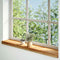 vidaXL - Vensterbanken - 2 - st - 90x15x2 - cm - massief - eikenhout - lichtbruin
