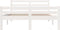 vidaXL - Bedframe - massief - hout - wit - 120x190 - cm