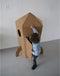 Kartonnen Speel Raket - Speelhuis - Kartonnen speelgoed - 100% recyclebaar - 98x68x7 cm - Helemaal te versieren met verf - Cadeau van duurzaam karton - KarTent