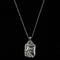 Laura Ferini Dames Ketting Faccina - Halsketting - 18K Wit Verguld - Zilver (1 stuk)