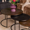 Salontafel set 3 - Salontafel zwart goud