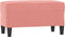 vidaXL - Bankje - 70x35x41 - cm - fluweel - roze