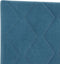 vidaXL - Hoofdbord - met - Diamanten - Blokken - in - het - Donkerblauw - - - 100 - cm - Fluweel