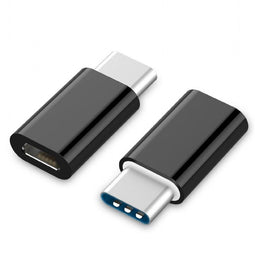 Gembird A-USB2-CMmF-01 - USB-C naar USB Micro B adapter - USB2.0 480 Mbit/s - Zwart