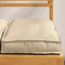vidaXL - Ligbedkussens - voor - Stoel - Set - van - 6 - Beige - 40x40x8 - cm - Oxford - Stof
