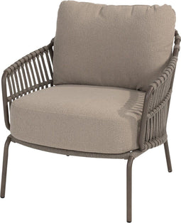 4 Seasons Capalbio lage lounge dining stoel - bruin