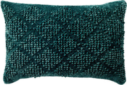 Dutch Decor ELIO - Sierkussen 40x60 cm - Latigo Bay - petrol blauw - Inclusief binnenkussen