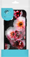 iMoshion Hoesje Geschikt voor Samsung Galaxy A51 Hoesje Siliconen - iMoshion Design hoesje - Zwart / Roze / Pink Flower