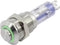 TRU COMPONENTS LAS4GQH-11ZE/G/12V/S Drukschakelaar 48 V 2 A 1x aan/uit Continu Groen 1 stuk(s)