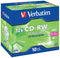 Verbatim CD rewritable CD-RW, doos van 10 stuks, individueel verpakt (Jewel Case)