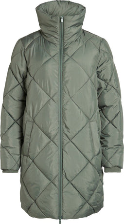 Vila Viadaya - Jas - Halflang met rits en hoge kraag - Laurel Wreath Dames Maat 34
