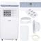 Mesko MS 7854 mobiele airconditioner 24 l 9000BTU Wit