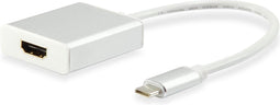 Equip 133452 tussenstuk voor kabels USB Type C HDMI Wit