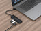 Equip 4-Port-USB-3.2 Gen 1-Hub und Adapter für USB-C USB-C (USB 3.2 Gen 2) multiport hub 5 poorten Zwart
