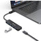 Equip 4-Port-USB-3.2 Gen 1-Hub und Adapter für USB-C USB-C (USB 3.2 Gen 2) multiport hub 5 poorten Zwart