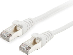 Equip 605515 RJ45 Netwerkkabel, patchkabel CAT 6 S/FTP 7.50 m Wit Vergulde steekcontacten 1 stuk(s)