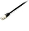Equip 605596 RJ45 Netwerkkabel, patchkabel CAT 6 S/FTP 10.00 m Zwart Vergulde steekcontacten 1 stuk(s)