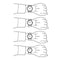 Pulsar PT3859X1 horloge heren - zilver - edelstaal