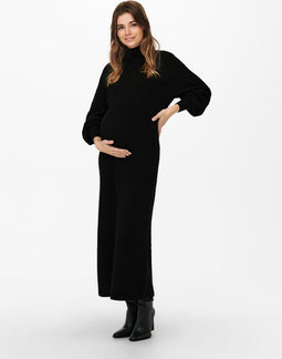 ONLY OLMLUCCA L/S O-NECK DRESS - Dames Jurk - Maat M - Polyester