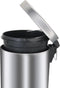 V-Part - Pedaalemmer 30 liter - Ronde prullenbak met kunststof binnenemmer - RVS