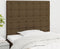 vidaXL - Hoofdborden - 2 - st - 80x5x78/88 - cm - stof - donkerbruin