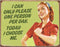 Metalen Retro Bord I Choose Me