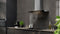 ETNA AB791RVS - Wandschouw afzuigkap - 632 m³/h - RVS met zwart glasdesign