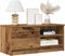 vidaXL - Tv-meubel - 80x35x36,5 - cm - bewerkt - hout - oud - houtkleurig