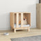 vidaXL - Hondenhok - 50x40x52 - cm - massief - grenenhout