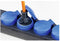 AS Schwabe 38609 Stekkerdoos met schakelaar 5-voudig Zwart, Blauw Randaarde stekker 1 stuk(s)