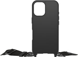 Otterbox React Necklace - Soft case - Krasbestendig - Zwart voor iPhone 16