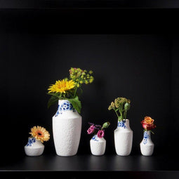Heinen - Blauw Bloesem - Vaas Nr.4 19cm
