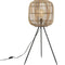 Mica Decorations Figo Vloerlamp - H90 x Ø36 cm - Bamboe - Bruin