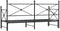 vidaXL - Slaapbank - met - onderschuifbed - zonder - matras - 90x200cm - staal - zwart