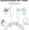 4-Pack Oplaadkabel Geschikt voor iPhone 14, Pro, Pro Max - Ondersteunt Apple Fast Charging - Oplader - USB-C - Quick Charge - 1 Meter