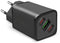 SBS 65W GaN oplader - 1x USB type-A 2x USB type-C - Power Delivery 3.0 - max 12V 3A