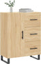 vidaXL - Dressoir - 69,5x34x90 - cm - bewerkt - hout - sonoma - eikenkleurig
