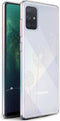 iMoshion Hoesje Geschikt voor Samsung Galaxy A71 Hoesje Siliconen - iMoshion Design hoesje - Wit / Transparant / Dandelion